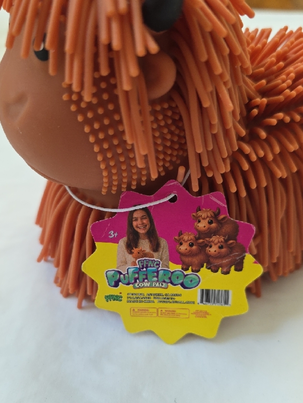NWT PPNC Pufferoo Viral Squishy Highland Cow Pal - Picture 7 of 7